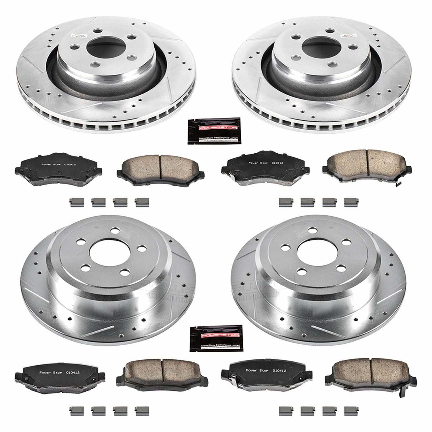 Power Stop 09-11 Dodge Nitro Front & Rear Z23 Evolution Sport Brake Kit - K6396