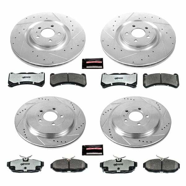 Power Stop 13-14 Ford Mustang Front & Rear Z26 Street Warrior Brake Kit - K6401-26