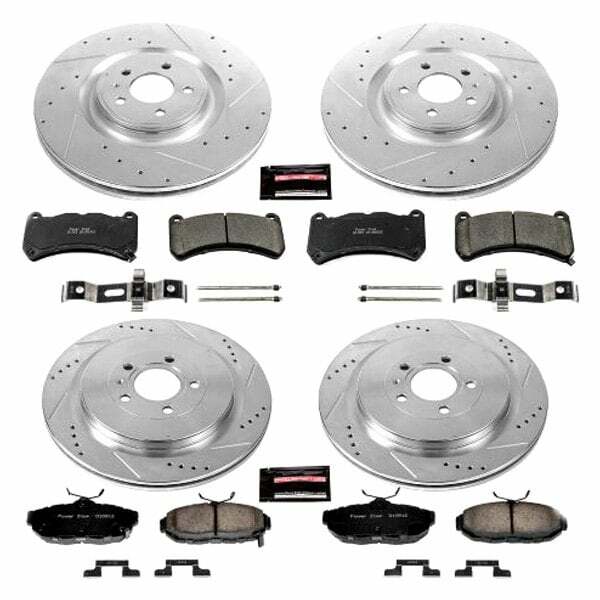 Power Stop 13-14 Ford Mustang Front & Rear Z23 Evolution Brake Kit - K6401