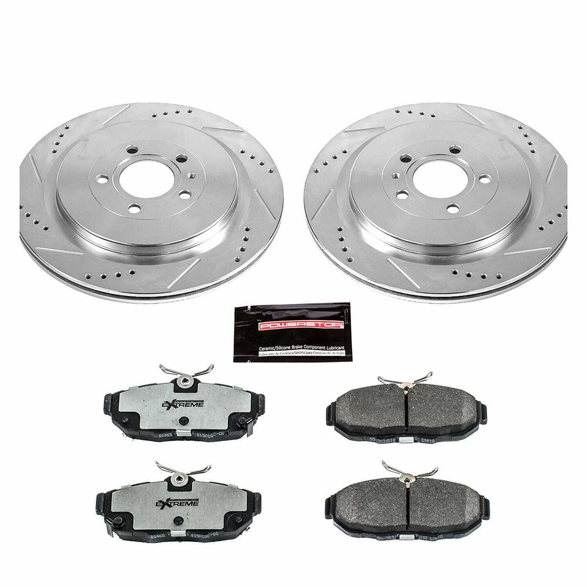 Power Stop 13-14 Ford Mustang Rear Z26 Street Warrior Brake Kit - K6402-26