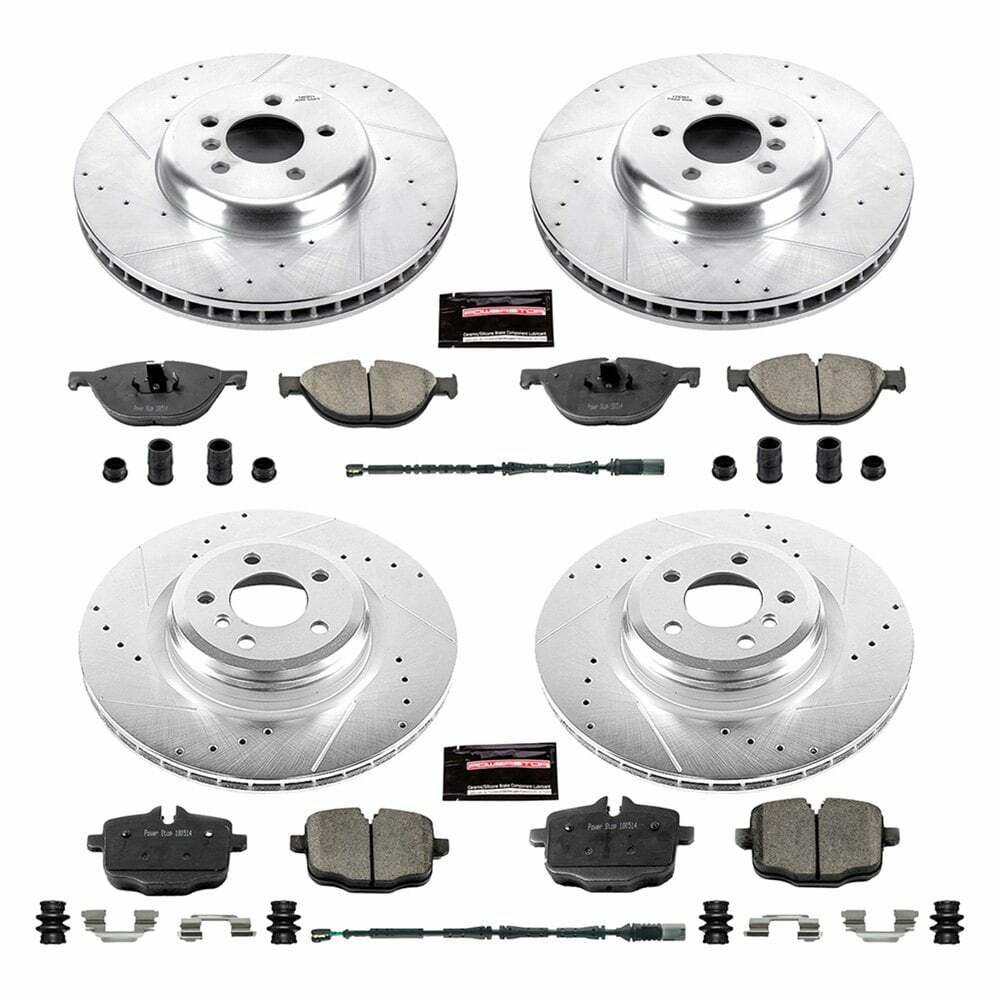 Power Stop 10-15 BMW 550i GT Front & Rear Z23 Evolution Brake Kit - K6415