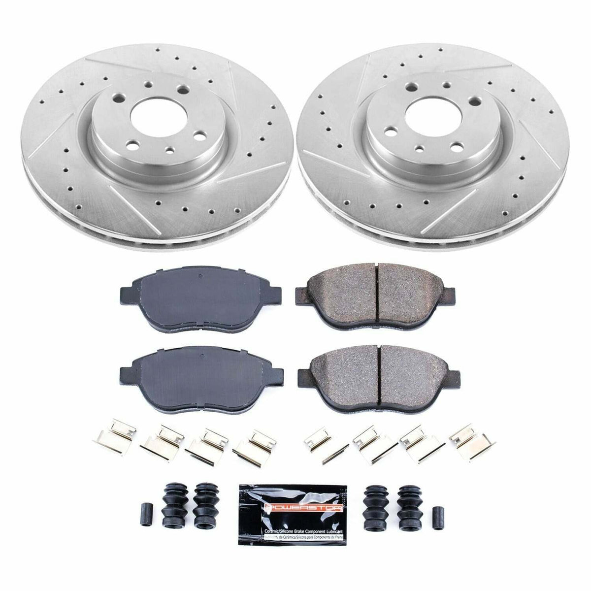 Power Stop 12-18 Fiat 500 Front Z23 Evolution Sport Brake Kit - K6426