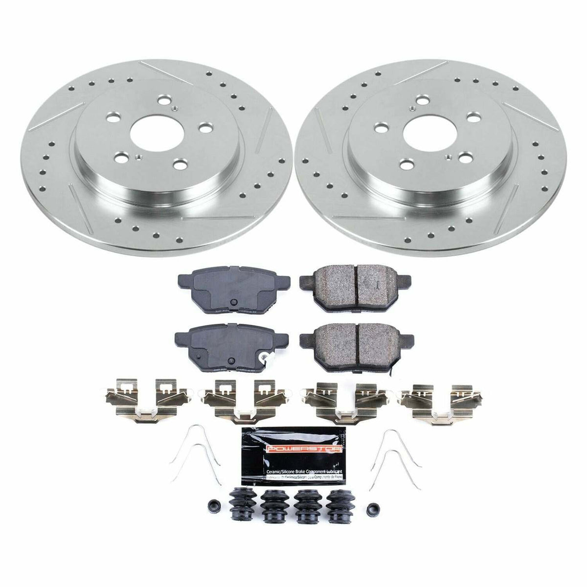 Power Stop 11-17 Lexus CT200h Rear Z23 Evolution Sport Brake Kit - K6498