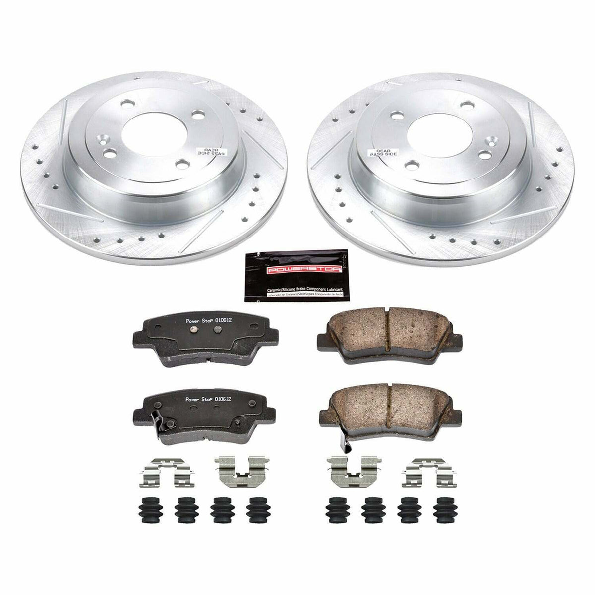 Power Stop 12-18 Hyundai Accent Rear Z23 Evolution Sport Brake Kit - K6507