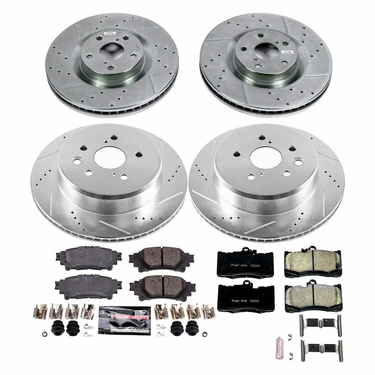 Power Stop 13-19 Lexus GS350 Front & Rear Z23 Evolution Sport Brake Kit - K6513