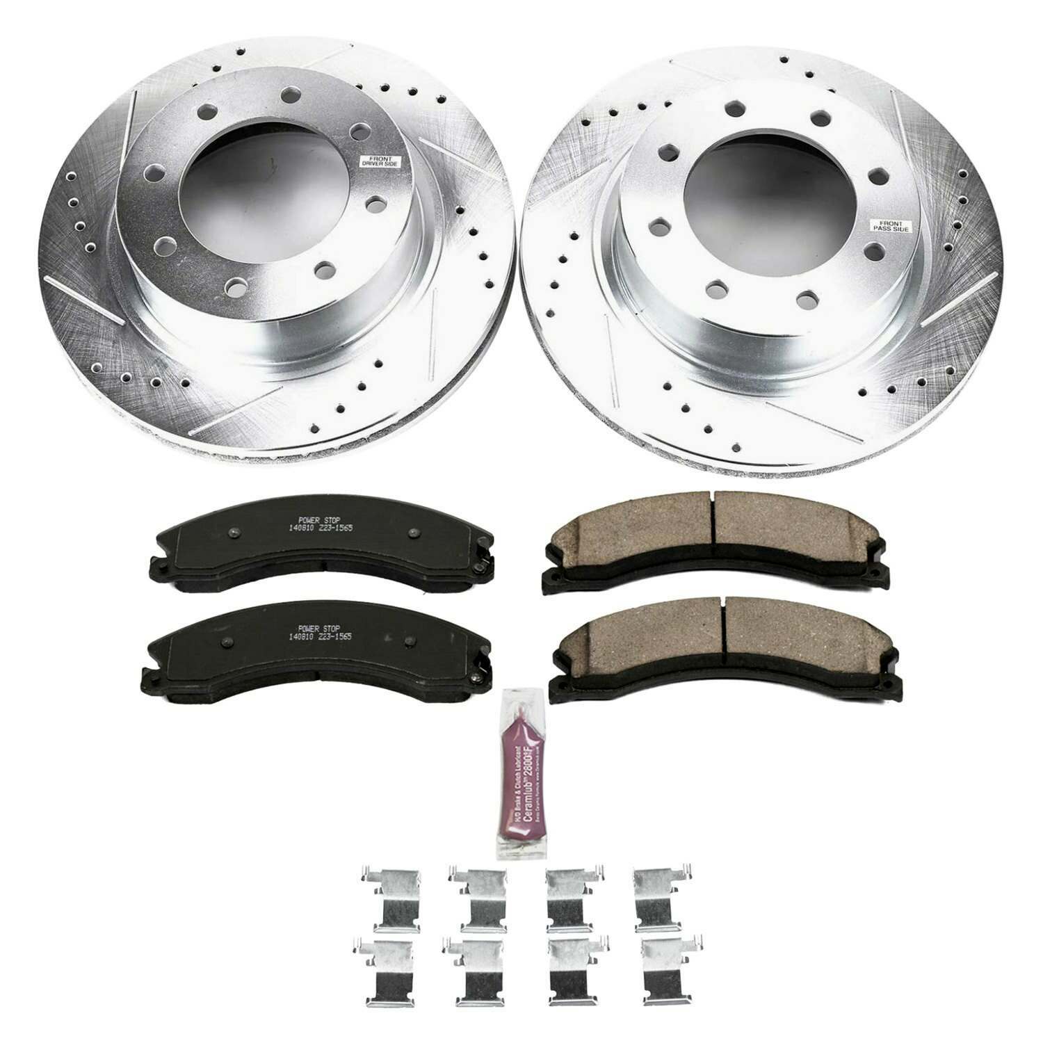 Power Stop 12-21 Nissan NV3500 Front Z23 Evolution Brake Kit - K6518