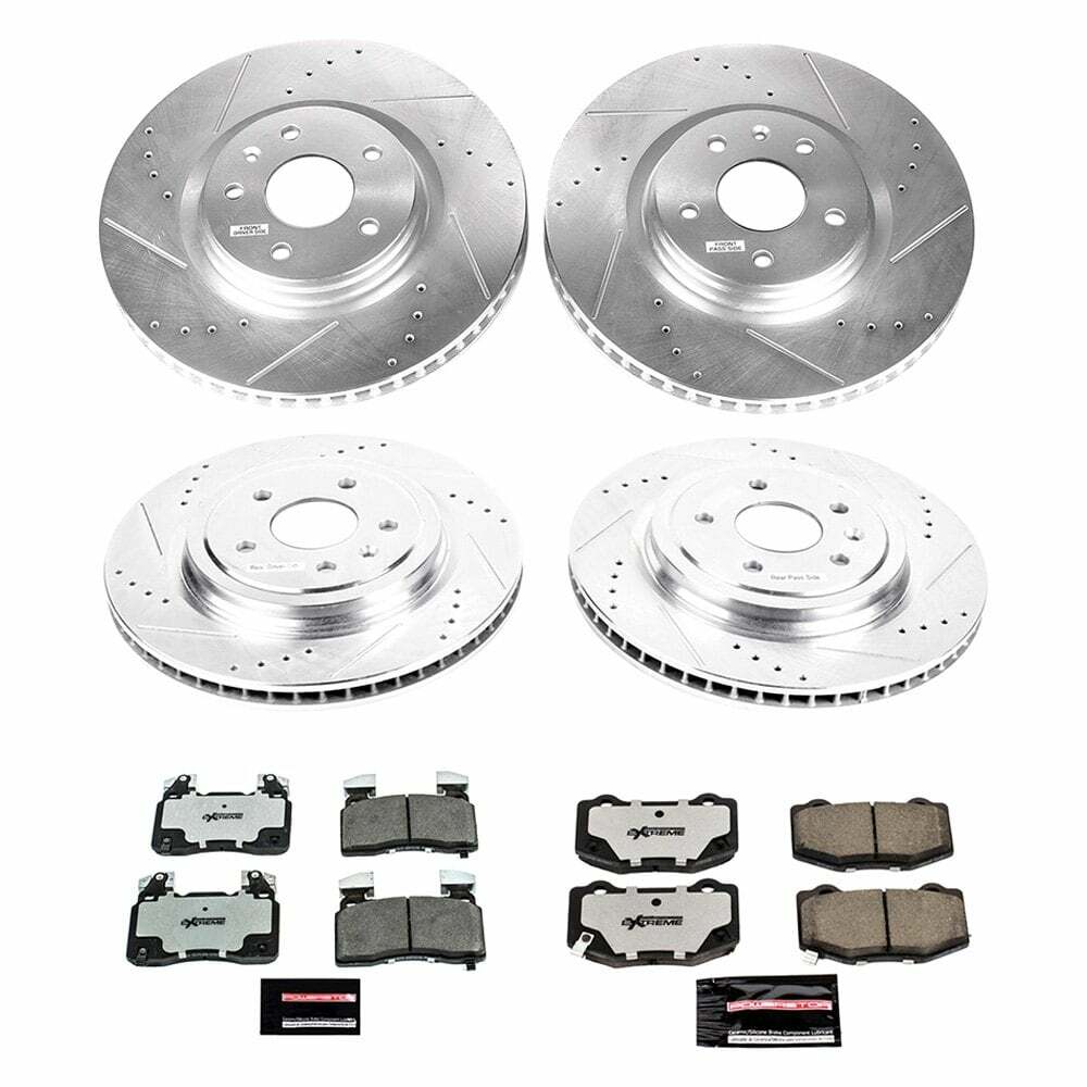 Power Stop 14-19 Chevrolet Corvette Front & Rear Z26 Street Warrior Brake Kit - K6523-26