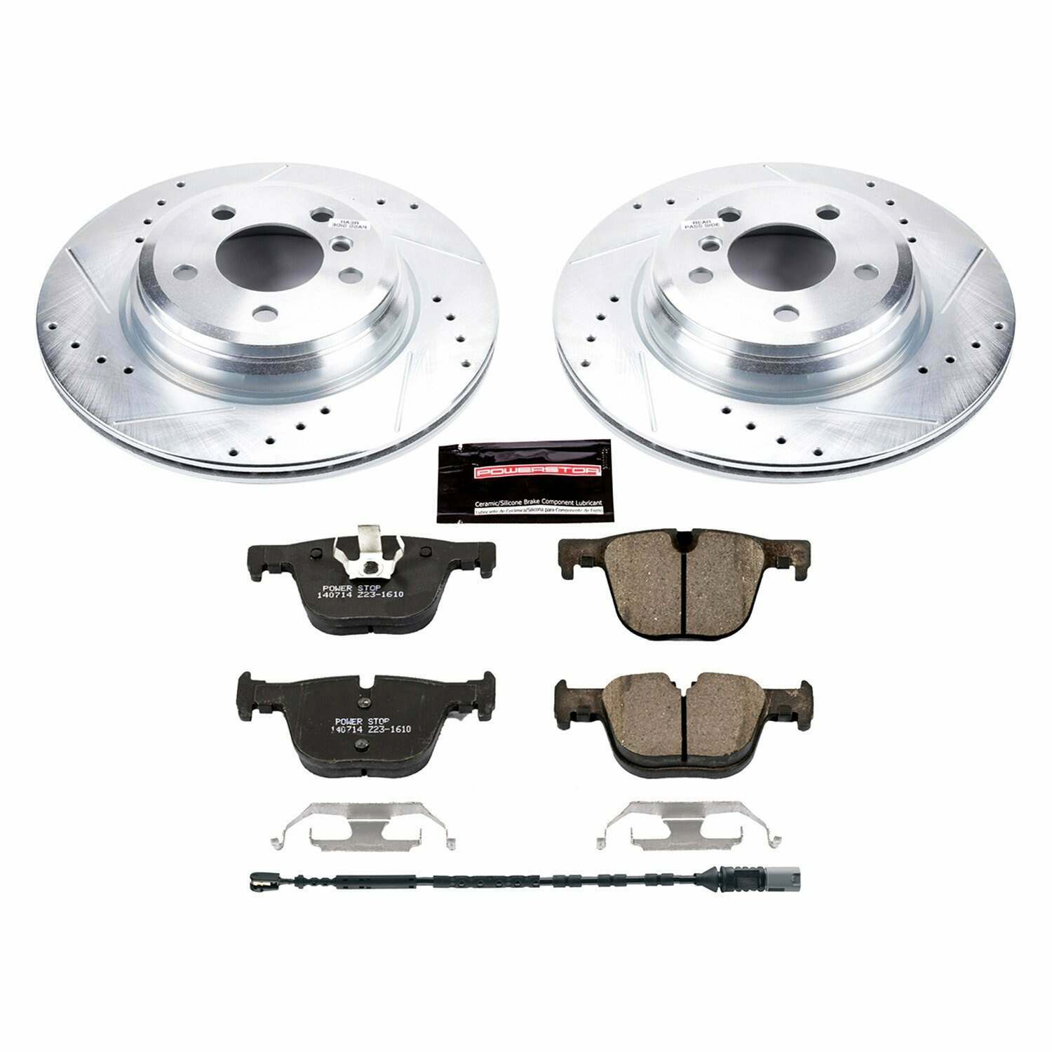 Power Stop 15-16 BMW 328i xDrive Rear Z26 Street Warrior Brake Kit - K6667-26