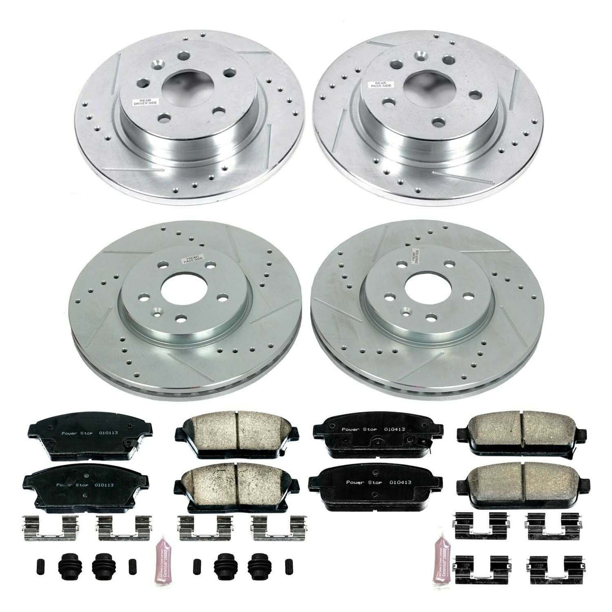 Power Stop 13-18 Buick Encore Front & Rear Z23 Evolution Sport Brake Kit - K6792