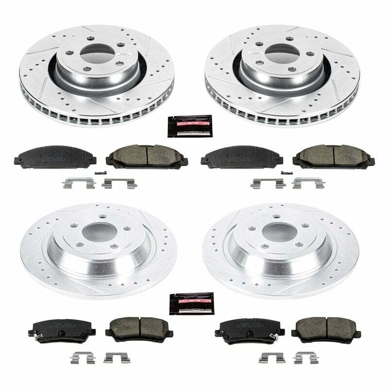 Power Stop 15-19 Ford Mustang Front & Rear Z23 Evolution Sport Brake Kit - K6808