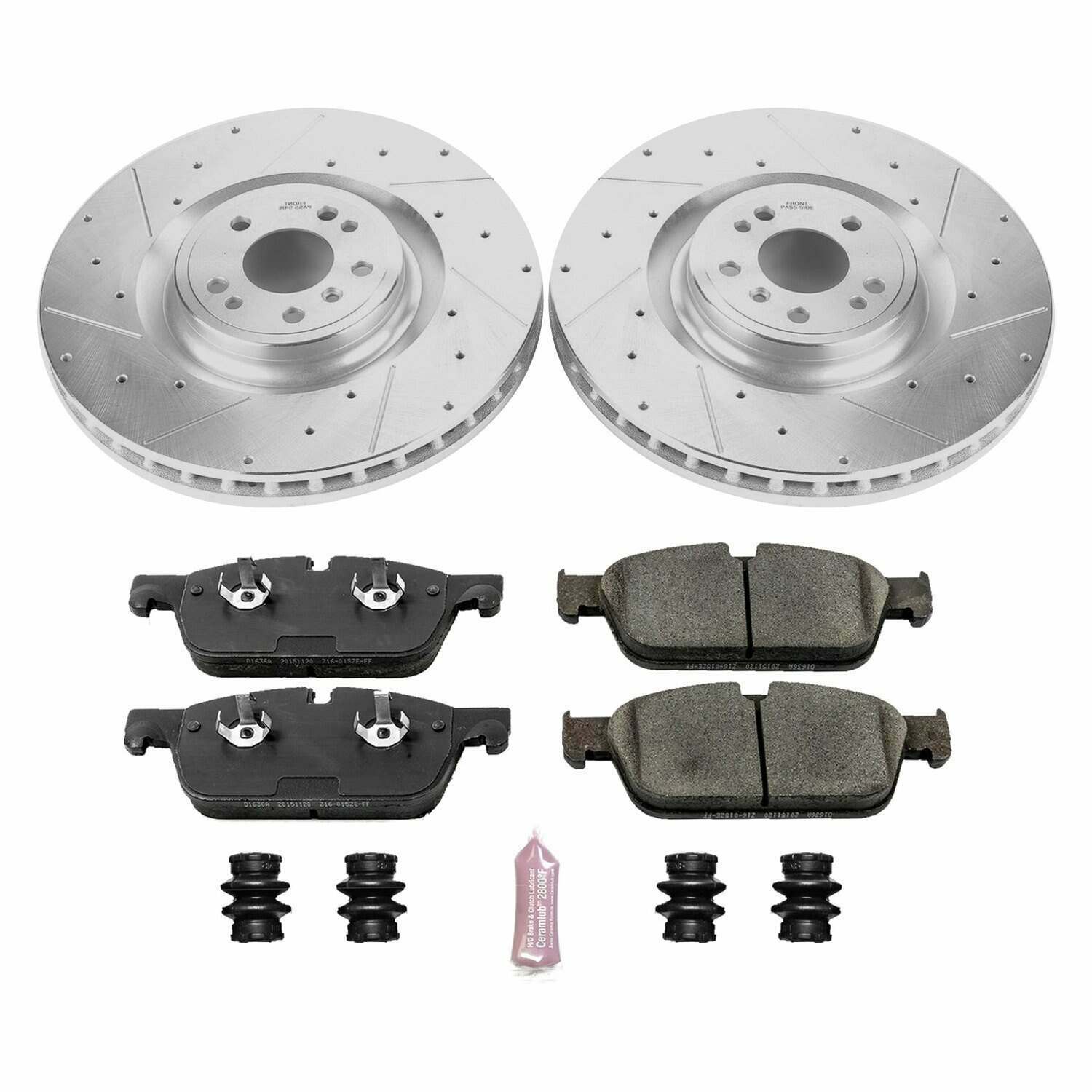 Power Stop 12-14 Mercedes-Benz ML550 Front Z23 Evolution Brake Kit - K6901