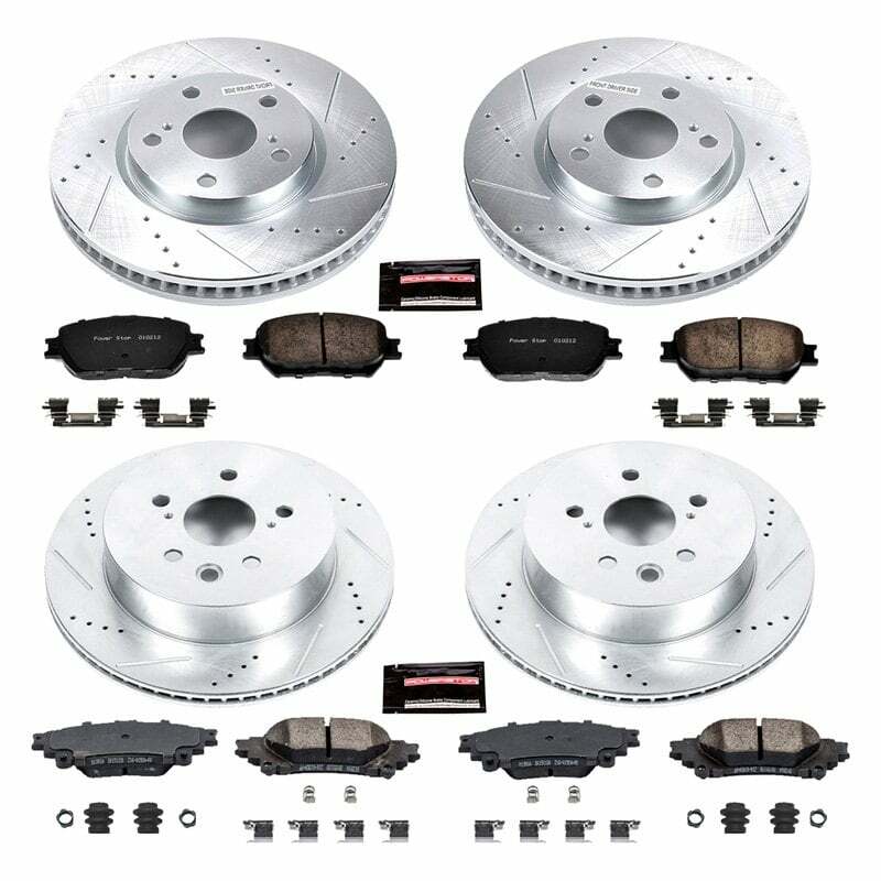 Power Stop 14-15 Lexus IS250 Front & Rear Z23 Evolution Sport Brake Kit - K6927