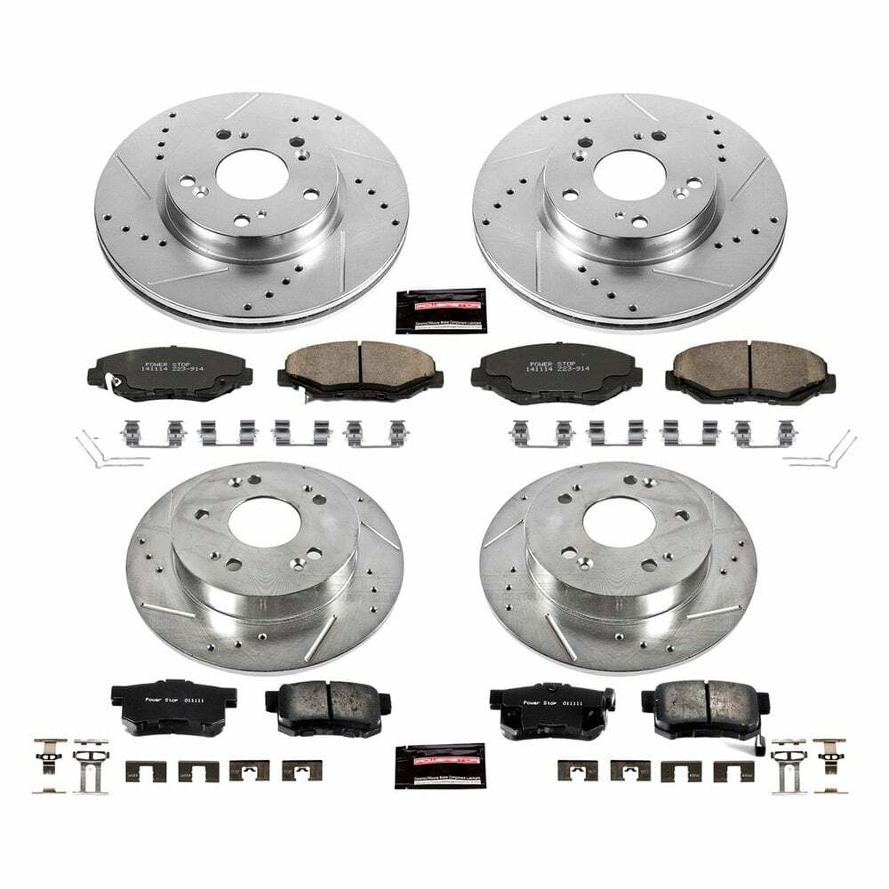 Power Stop 2013 Acura ILX Front & Rear Z23 Evolution Sport Brake Kit - K6942