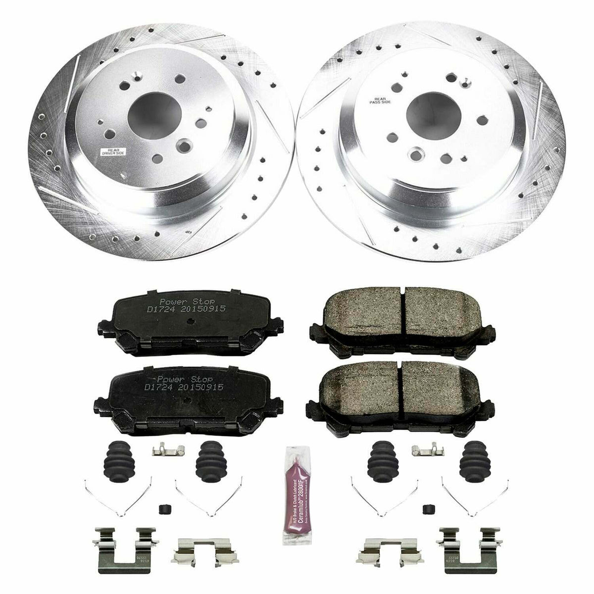 Power Stop 14-16 Acura MDX Rear Z23 Evolution Sport Brake Kit - K6953