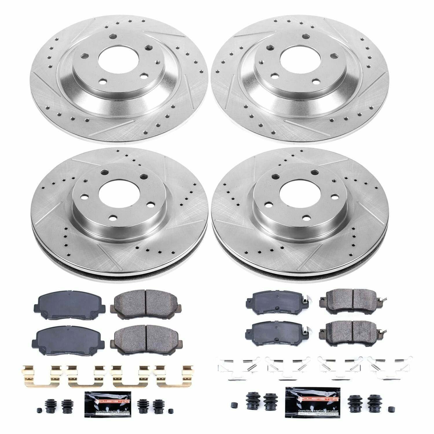 Power Stop 13-15 Mazda CX-5 Front & Rear Z23 Evolution Sport Brake Kit - K6965