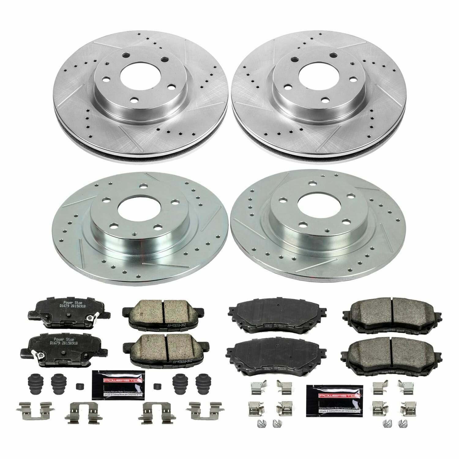 Power Stop 14-15 Mazda 6 Front & Rear Z23 Evolution Sport Brake Kit - K6966