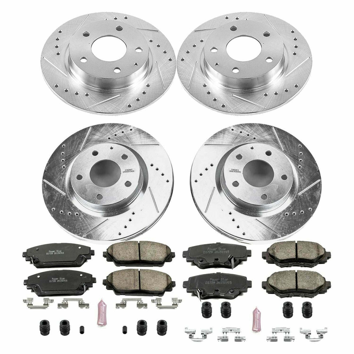 Power Stop 14-16 Mazda 3 Front & Rear Z23 Evolution Sport Brake Kit - K6970