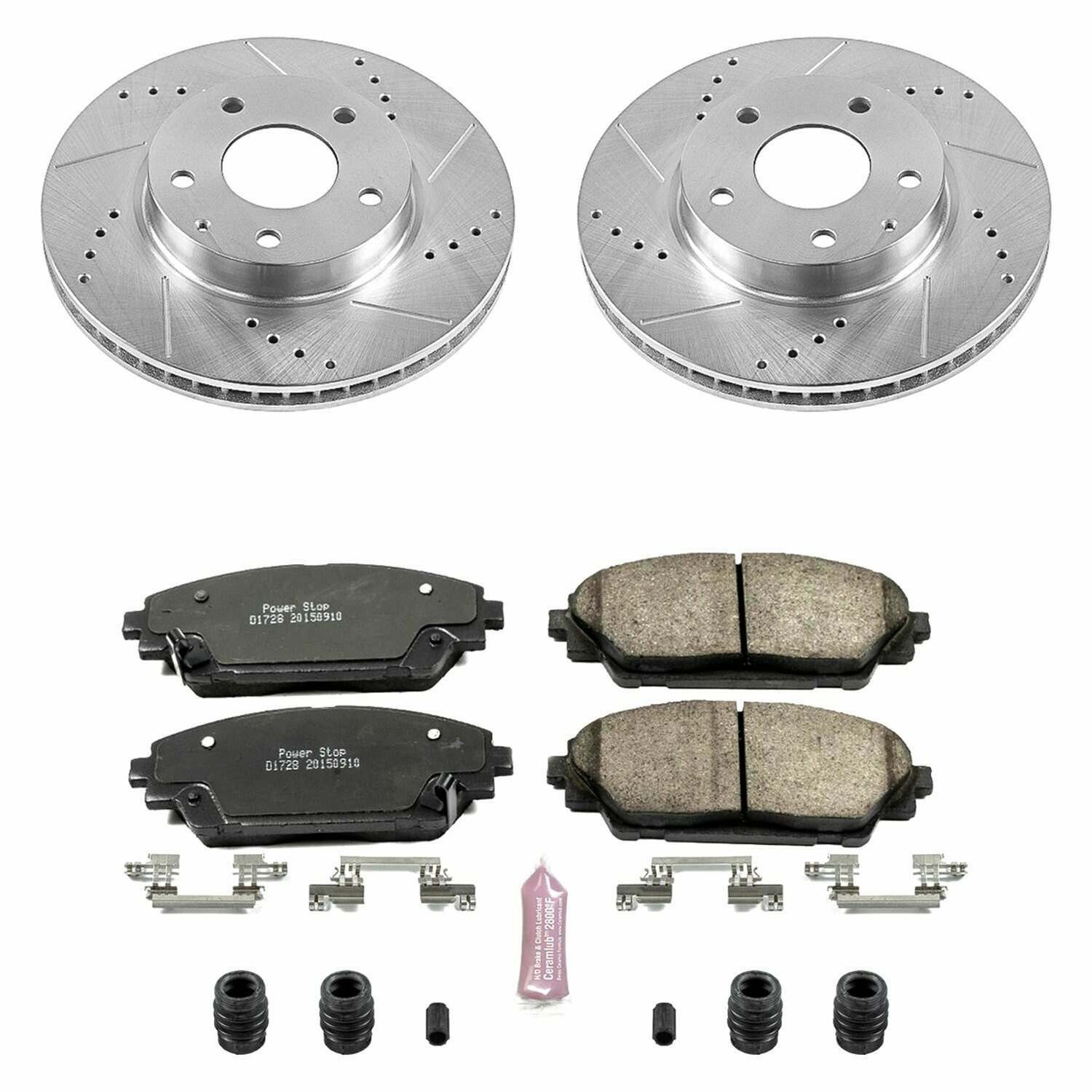 Power Stop 14-16 Mazda 3 Front Z23 Evolution Sport Brake Kit - K6974
