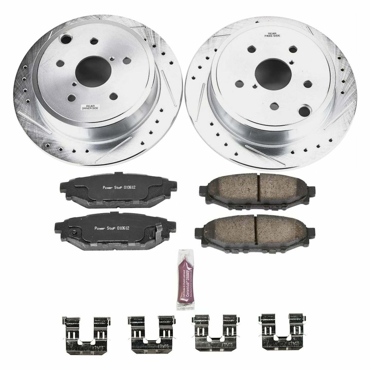 Power Stop 15-19 Subaru WRX Rear Z23 Evolution Sport Brake Kit - K6977
