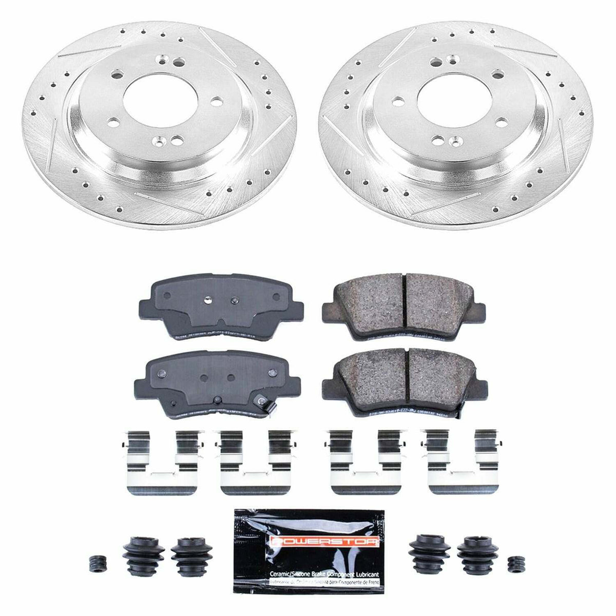 Power Stop 2015 Hyundai Sonata Rear Z23 Evolution Sport Brake Kit - K6985