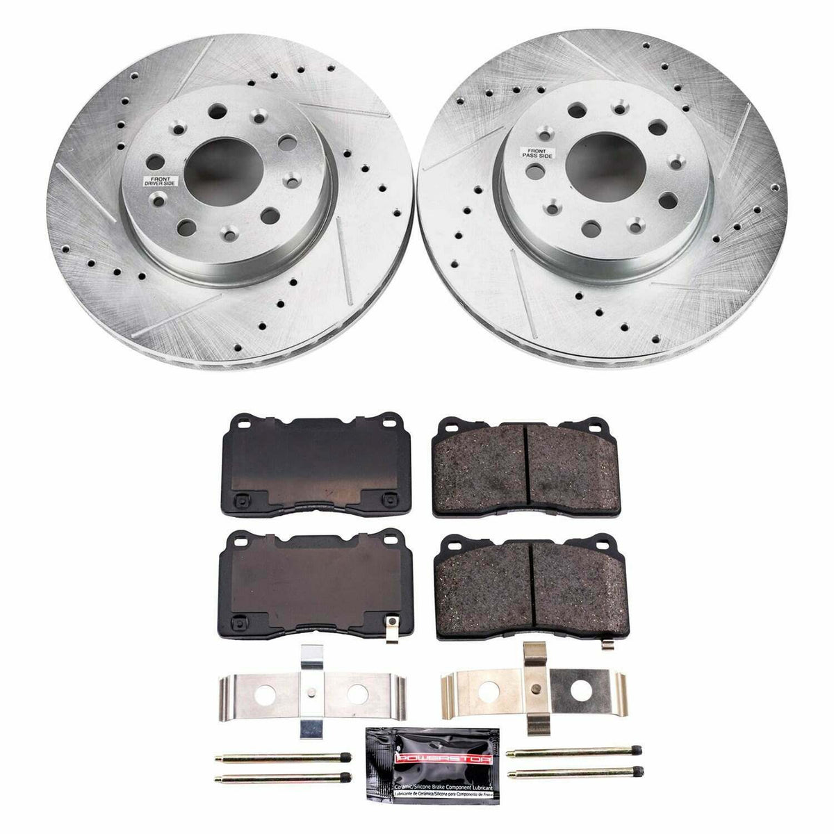 Power Stop 14-18 Cadillac CTS Front Z23 Evolution Sport Brake Kit - K7001
