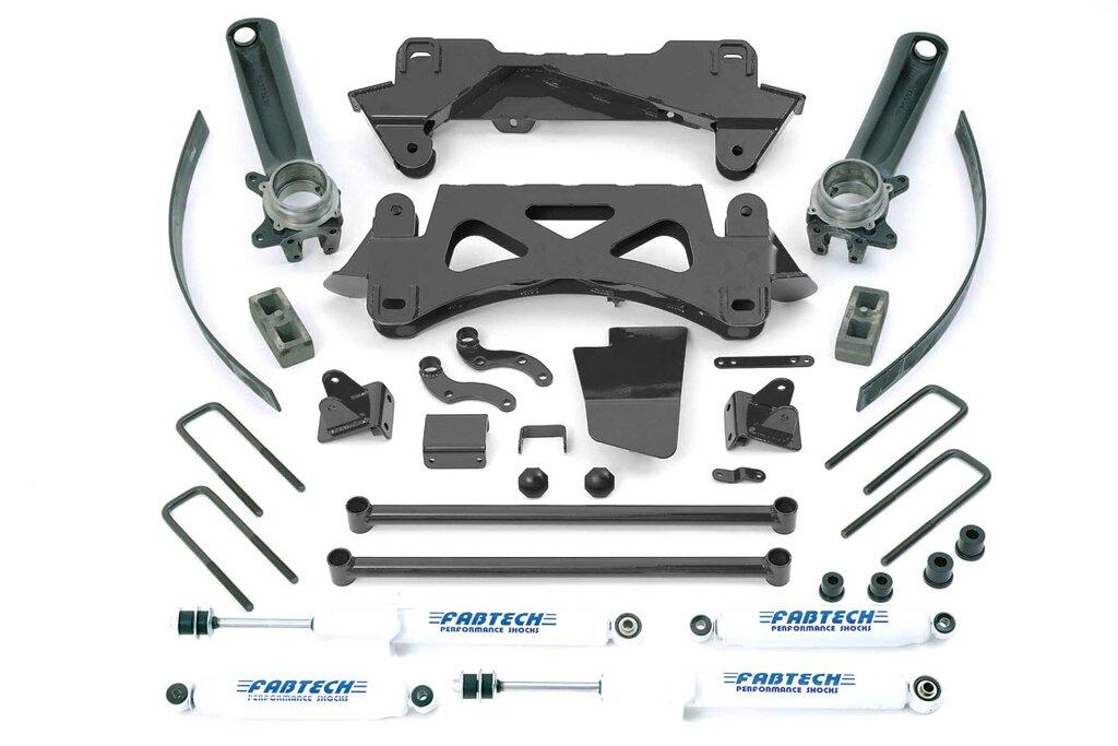 Fabtech 6" Perf Sys W/Perf Shks 95.5-04 Toyota Tacoma 6 Cyl 2/4Wd 6 Lug (1995-2004 Tacoma) - K7002