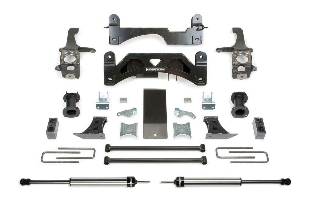 Fabtech 6" Basic Sys W/C/O Spacers & Rr Dlss 07-15 Toyota Tundra 2/4Wd (2007-2015 Tundra) - K7009DL