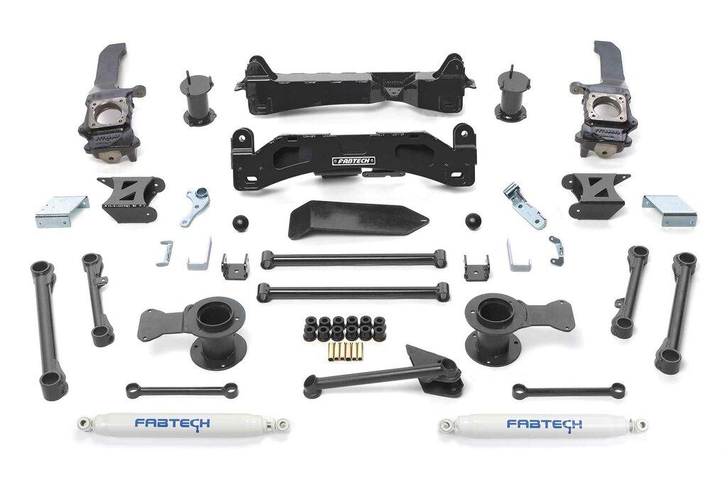 Fabtech 6" Basic Sys W/Perf Shks 2010-13 Toyota Fj 4Wd (2010-2013 FJ Cruiser) - K7024