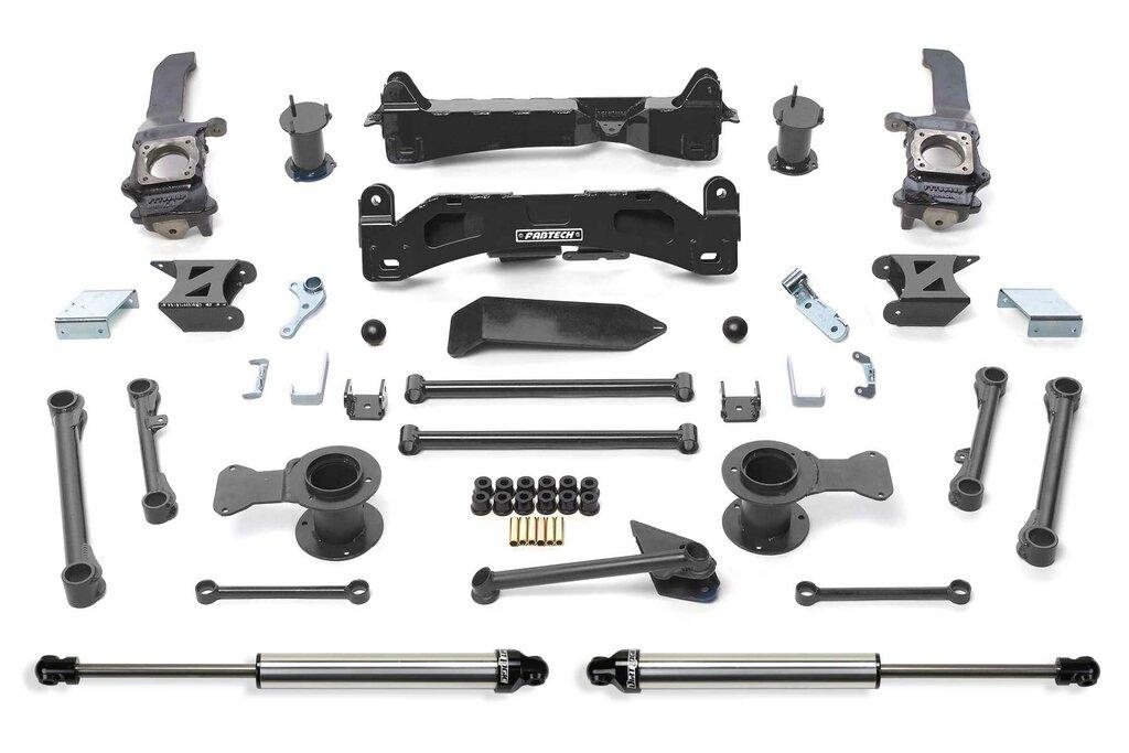 Fabtech 6" Basic Sys W/Rr Dlss Shks 2010-13 Toyota Fj 4Wd (2010-2013 FJ Cruiser) - K7024DL
