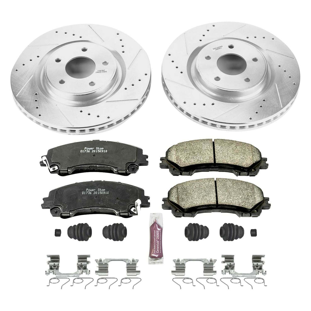 Power Stop 14-19 Nissan Rogue Front Z23 Evolution Sport Brake Kit - K7034