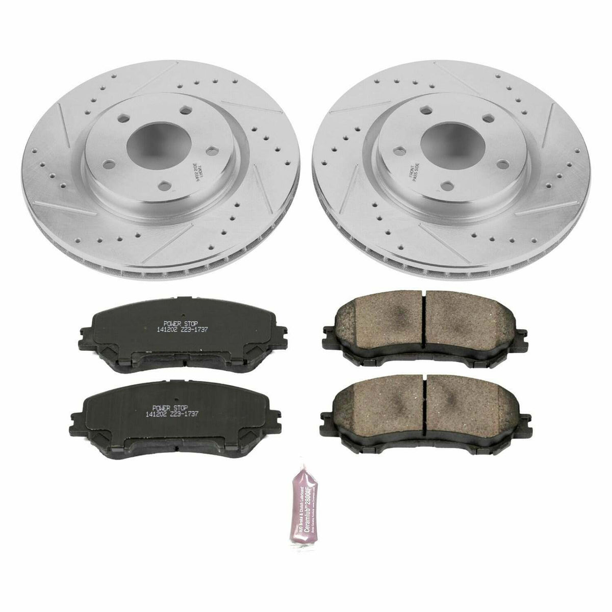 Power Stop 14-19 Nissan Rogue Front Z23 Evolution Sport Brake Kit - K7036