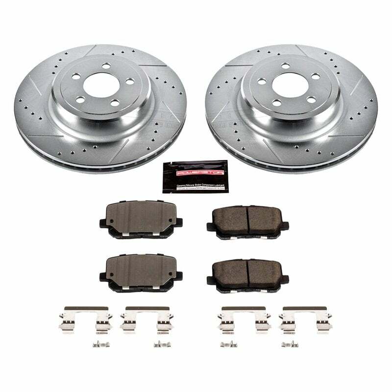 Power Stop 14-19 Dodge Charger Rear Z23 Evolution Sport Brake Kit - K7052