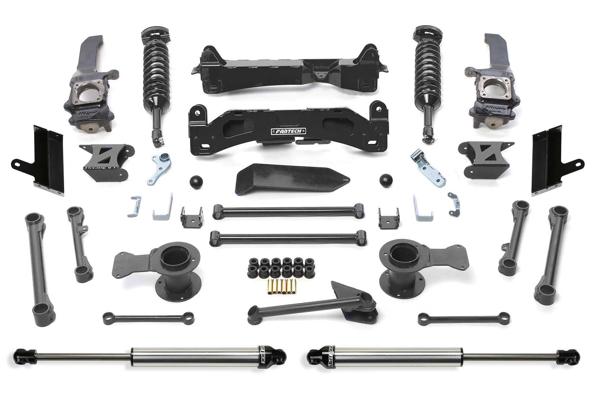 Fabtech 6" Perf Sys W/Dl 2.5C/O & 2.25 10-15 Toyota 4Runner 4Wd (2010-2015 4Runner) - K7060DL
