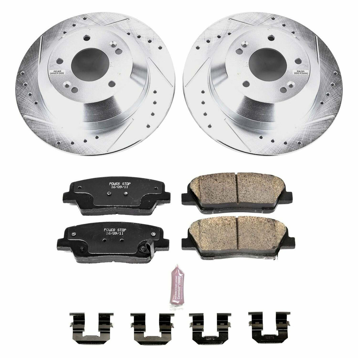 Power Stop 15-19 Kia Sorento Rear Z23 Evolution Sport Brake Kit - K7062