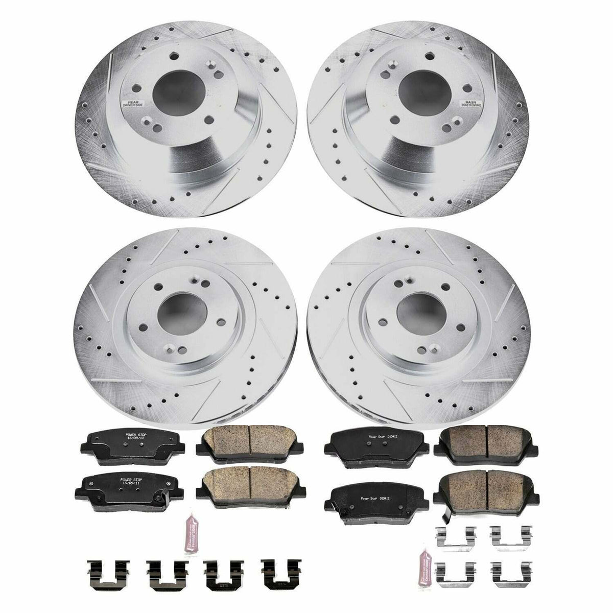 Power Stop 15-19 Kia Sorento Front & Rear Z23 Evolution Sport Brake Kit - K7063