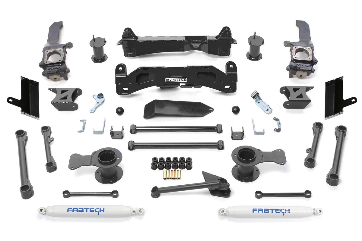 Fabtech 6" Basic Sys W/Perf Shks 2015-20 Toyota 4Runner 4Wd (2015-2018 4Runner) - K7066