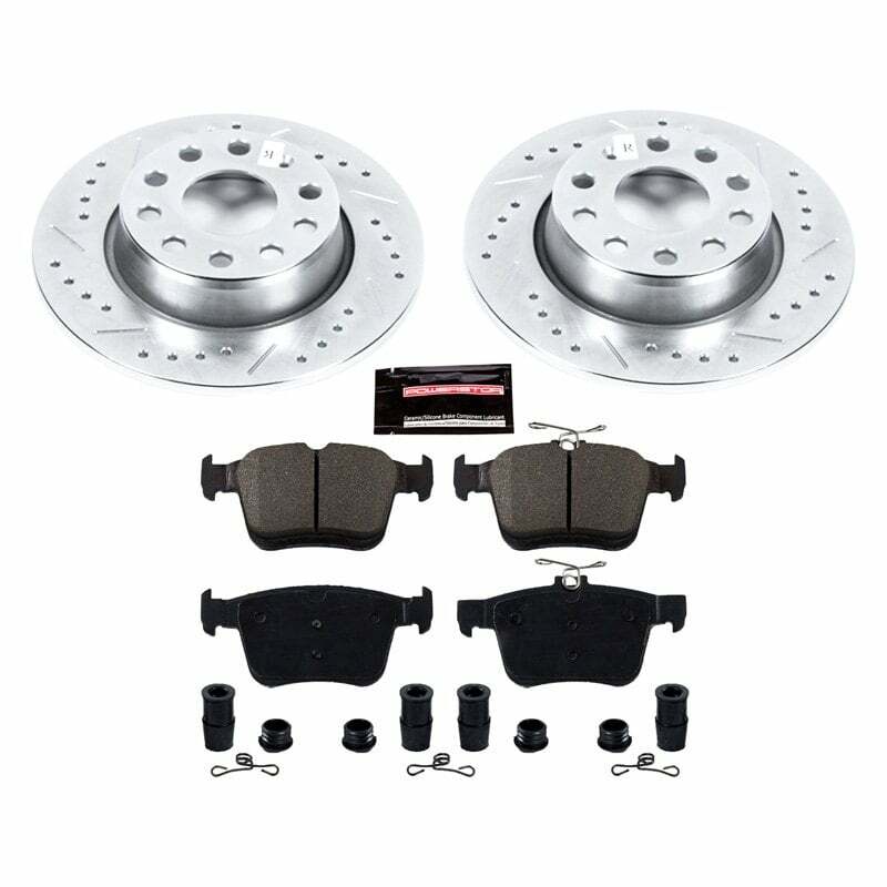 Power Stop 15-18 Audi A3 Rear Z23 Evolution Sport Brake Kit - K7093