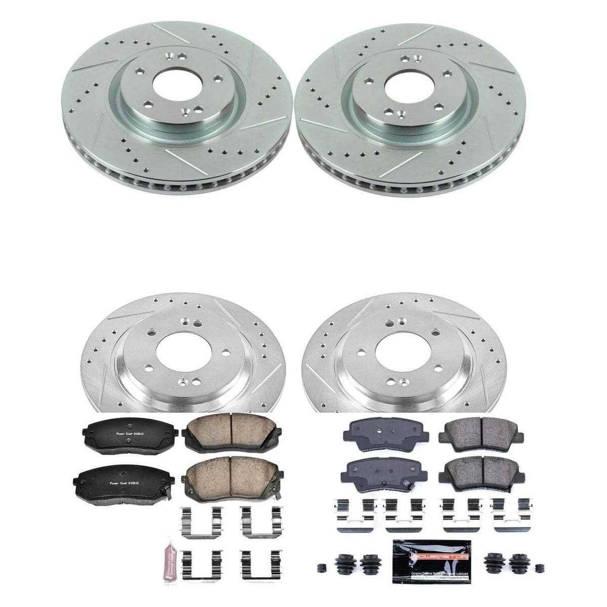 Power Stop 2015 Hyundai Sonata Front & Rear Z23 Evolution Sport Brake Kit - K7114