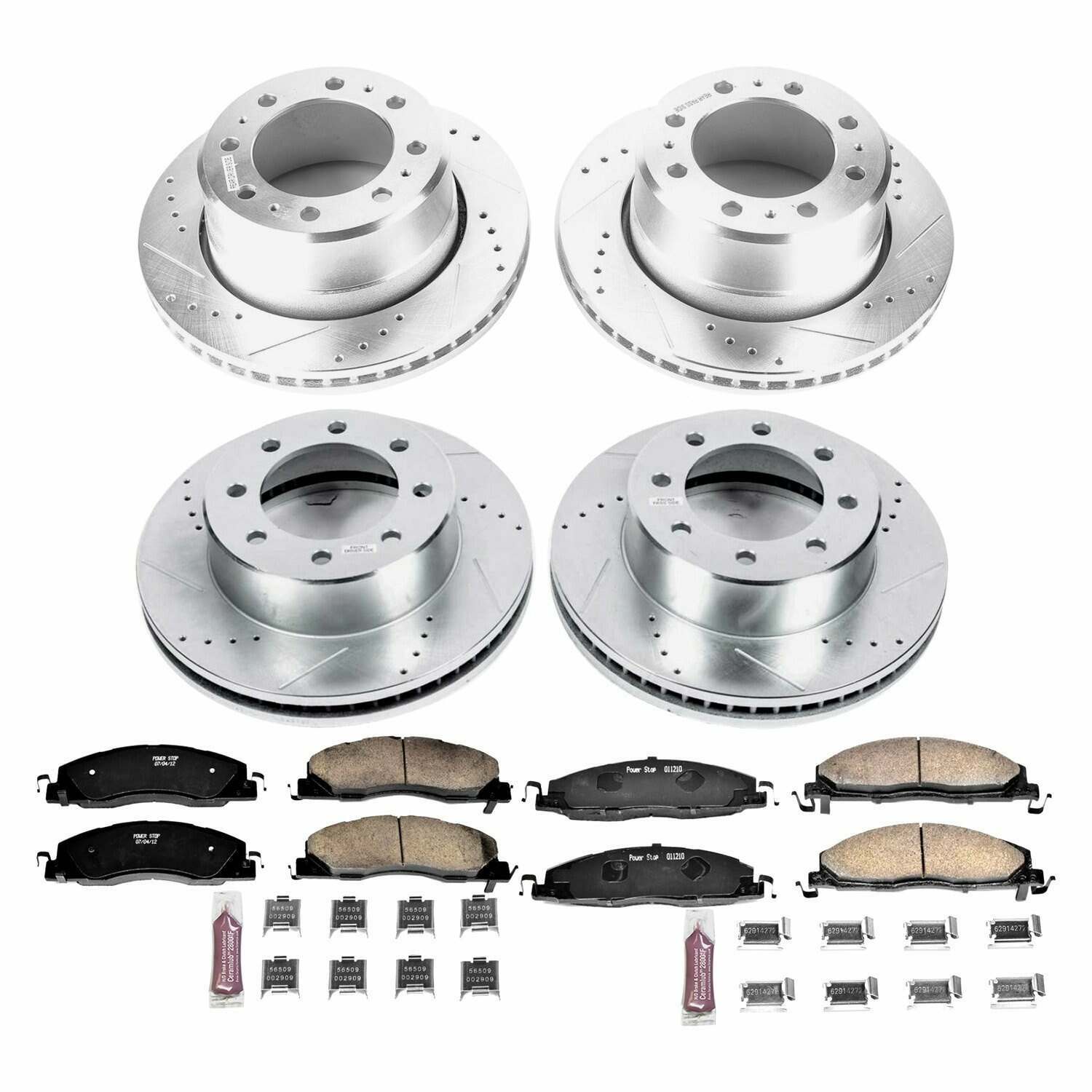 Power Stop 13-18 Ram 3500 Front & Rear Z23 Evolution Brake Kit - K7141