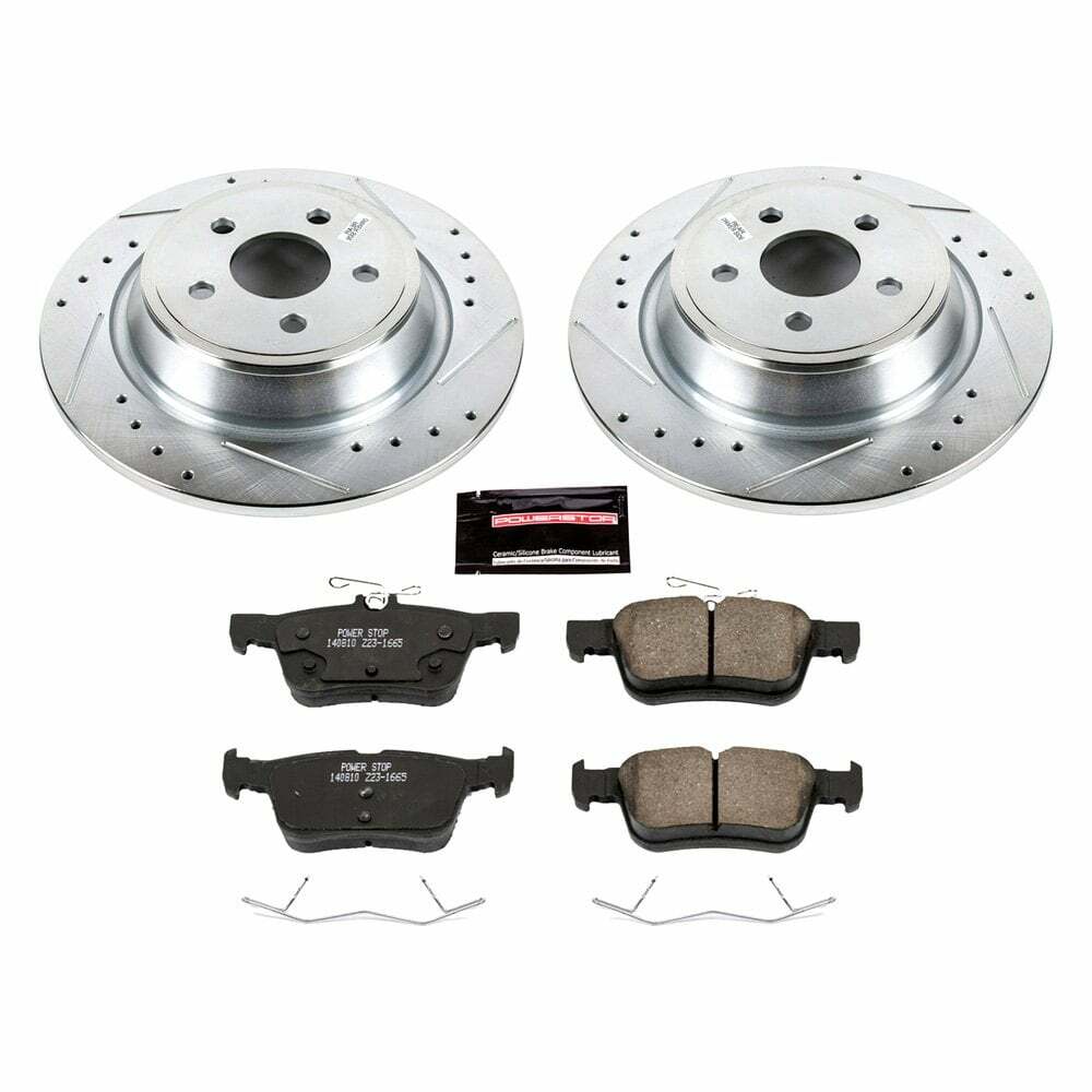Power Stop 15-19 Ford Edge Rear Z23 Evolution Sport Brake Kit - K7144