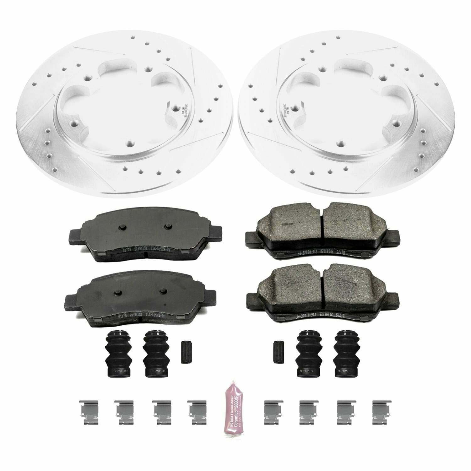 Power Stop 15-19 Ford Transit-150 Rear Z23 Evolution Sport Brake Kit - K7145