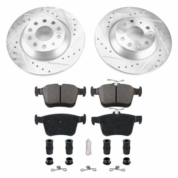 Power Stop 16-18 Audi TT Quattro Rear Z23 Evolution Sport Brake Kit - K7176