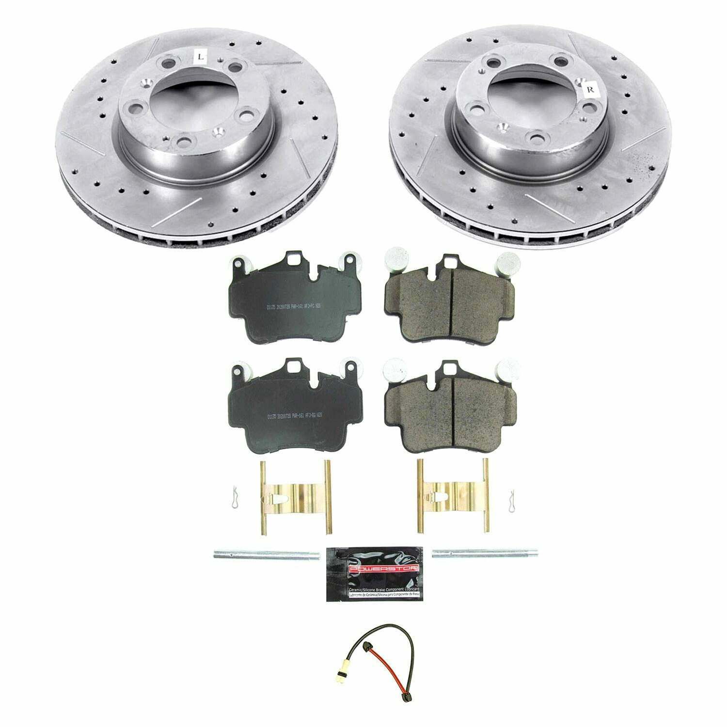 Power Stop 2005 Porsche 911 Front Z23 Evolution Sport Brake Kit - K7194