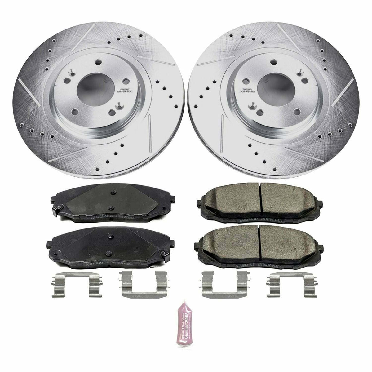 Power Stop 15-19 Kia Sedona Front Z23 Evolution Sport Brake Kit - K7218
