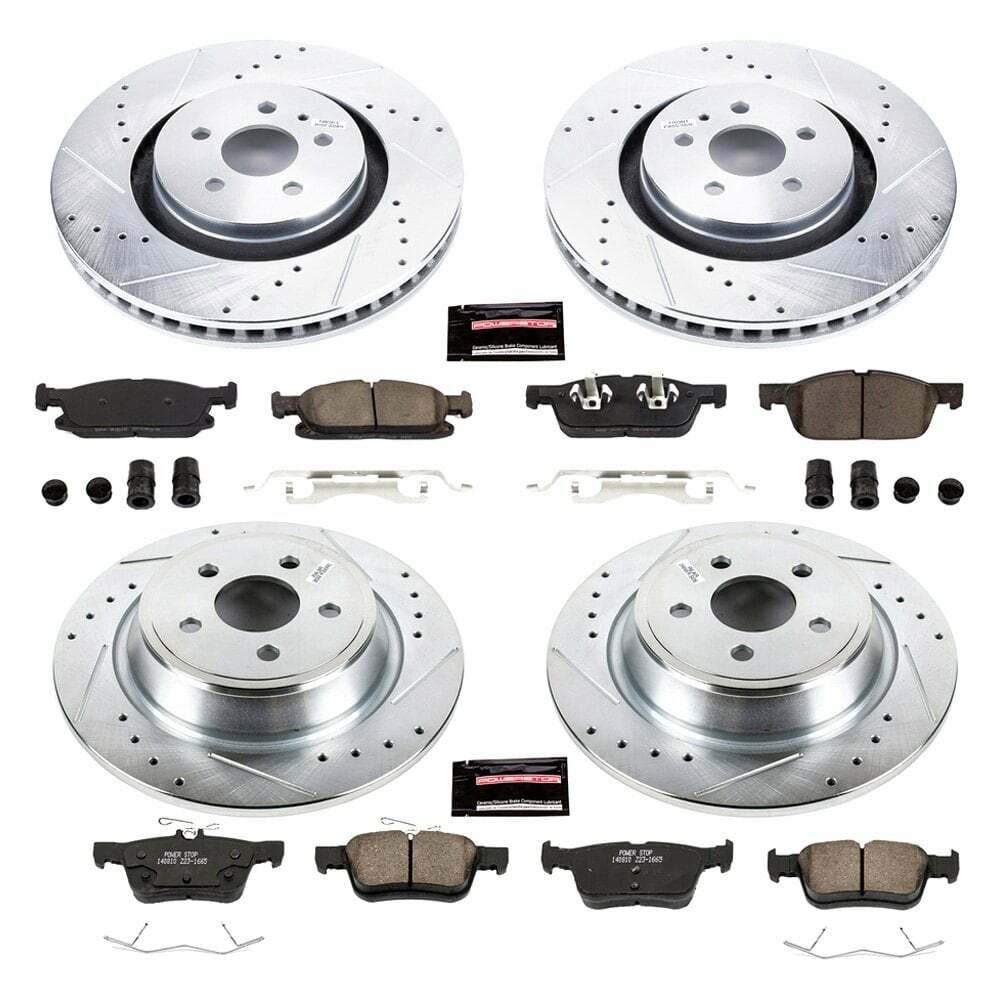 Power Stop 15-19 Ford Edge Front & Rear Z23 Evolution Sport Brake Kit - K7231