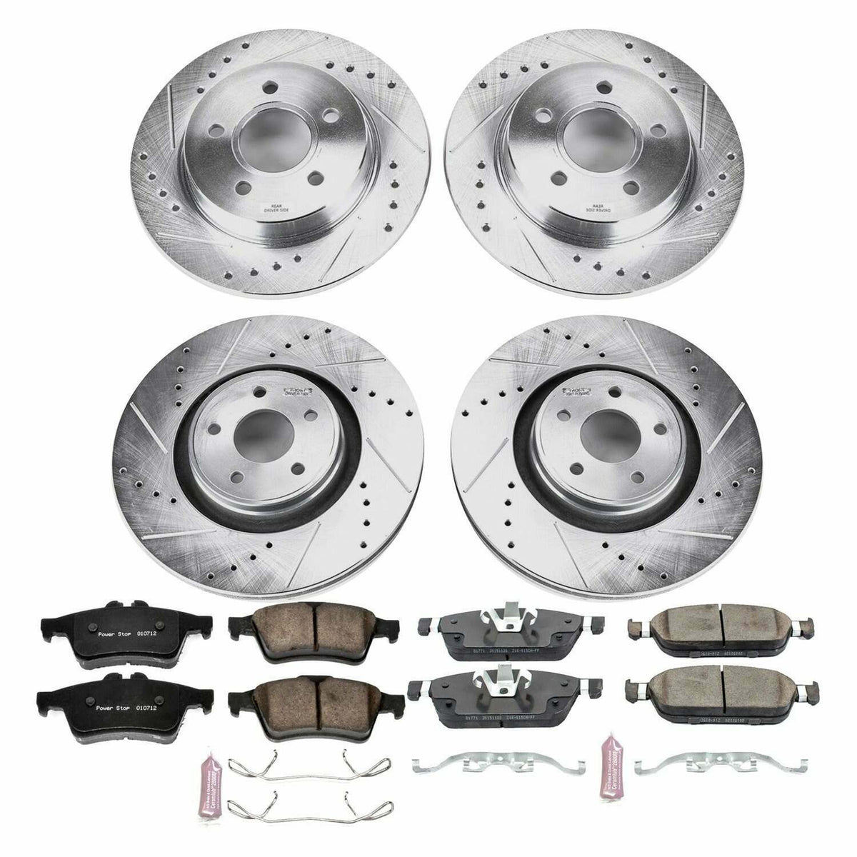 Power Stop 15-18 Ford Focus Front & Rear Z23 Evolution Sport Brake Kit - K7233