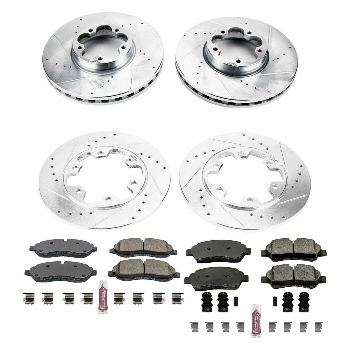 Power Stop 15-18 Ford Transit-350 HD Front & Rear Z23 Evolution Sport Brake Kit - K7234