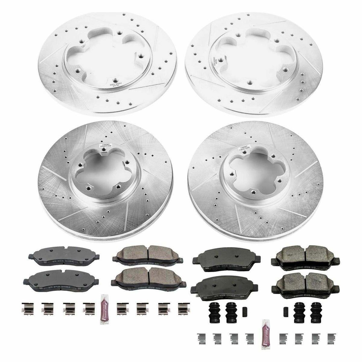 Power Stop 15-19 Ford Transit-150 Front & Rear Z23 Evolution Sport Brake Kit - K7235