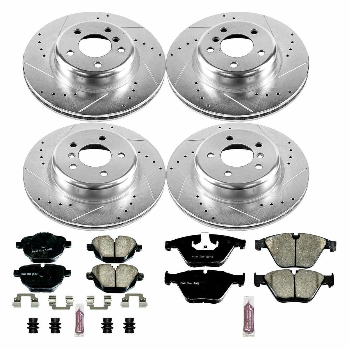 Power Stop 14-16 BMW 528i Front & Rear Z23 Evolution Sport Brake Kit - K7237