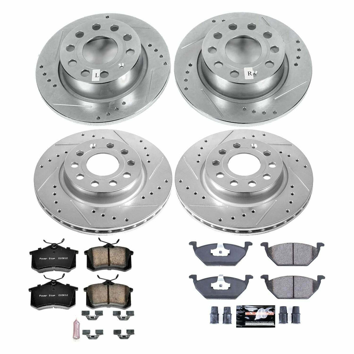 Power Stop 13-15 Volkswagen Jetta Front & Rear Z23 Evolution Sport Brake Kit - K7242